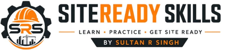 SiteReadySkills logo for civil engineering site execution training